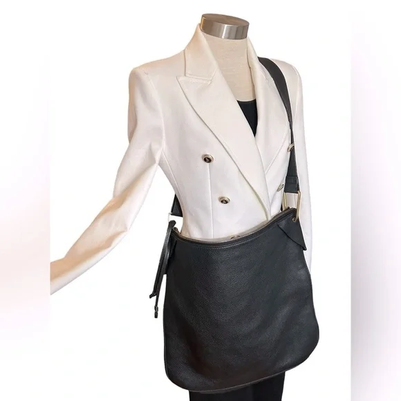 🔥Gucci Rare and unique Crossbody Messenger black Bag XL full leather unisex - Picture 3 of 17